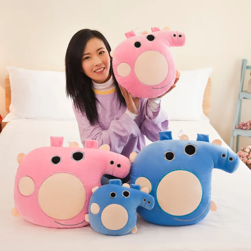 Подлинная плюшевая игрушка Свинка Пеппа подушка розовая свинка забавная мягкая