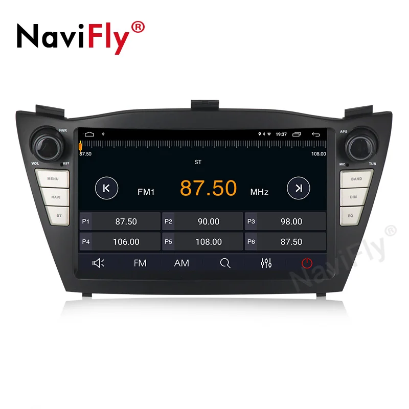 NaviFly " Android 9 автомобильный мультимедийный плеер для hyundai IX35 TUCSON 2009 2010- Wifi RDS gps Navi 2+ 32G hd-навигатор для автомобиля BT