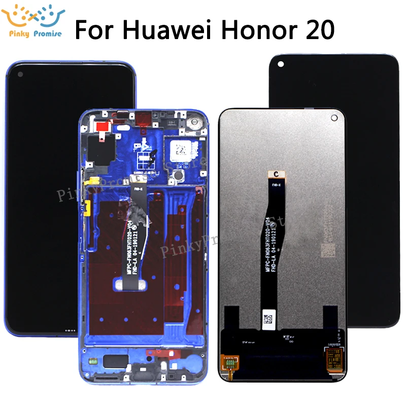 Оригинальный дисплей для Huawei Honor 20 ЖК-дисплей с дигитайзером сенсорного экрана Pro