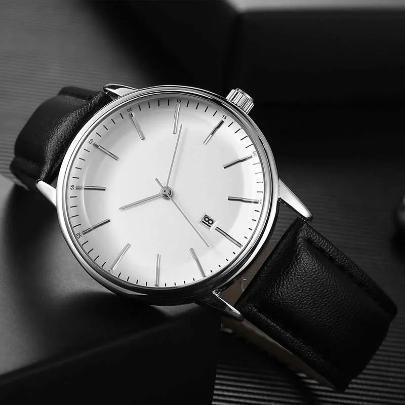 Мужские наручные часы CL047 черные с логотипом печатным на заказ - купить по