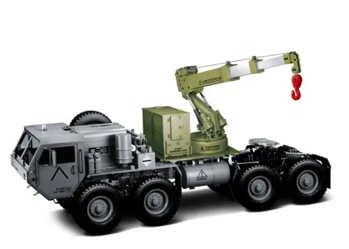 HG 1/12 подъемный кран для радиоуправляемого военного трактора 8*8 P802 автомобиля DIY