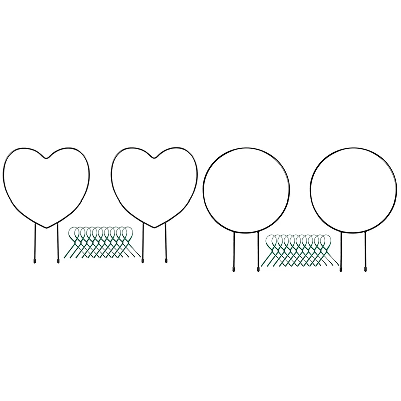 

Решетка для растений из черного металла для скалолазания, железная решетка для растений и ротанговая опора, поддерживающая линия