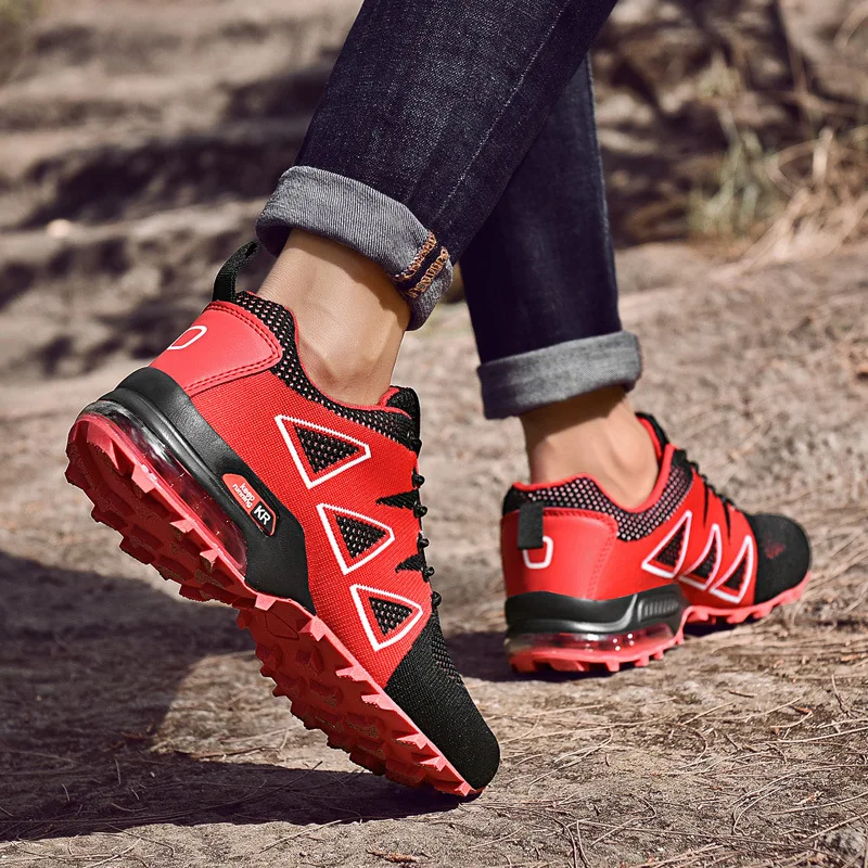 Повседневные спортивные мужские кроссовки с нескользящей подошвой Походная