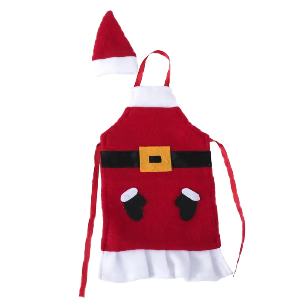 

Красный рукав для бутылки, искусственный нетканый Декор для дома вечерние, украшение для рождественской тематики (Санта)