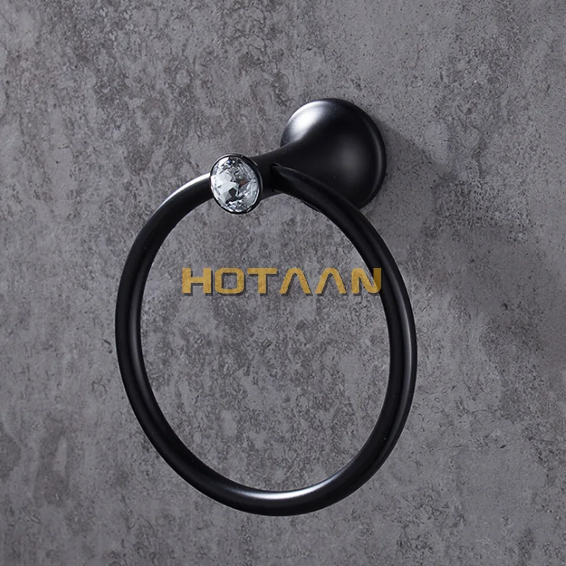

Stainless Steel Matte Black Bathroom Hardware Set Towel Rack Toilet Paper Holder Towel Bar Hook Bath Accessories Set Dropship