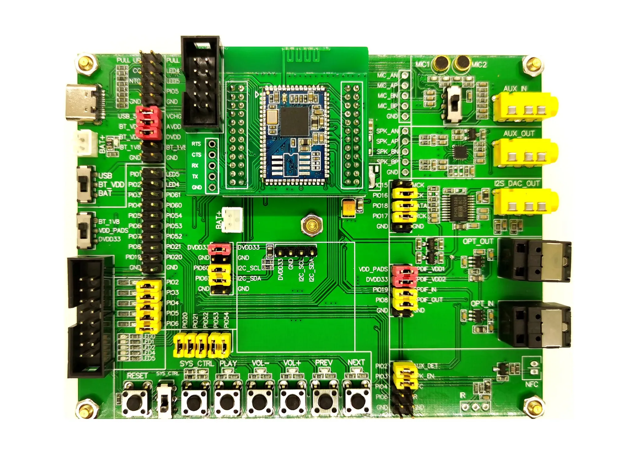 CSR8670 CSR8675, tablero de desarrollo de Bluetooth, simulaci&oacute;n de depuraci&oacute;n, demostraci&oacute;n de aprendizaje-0