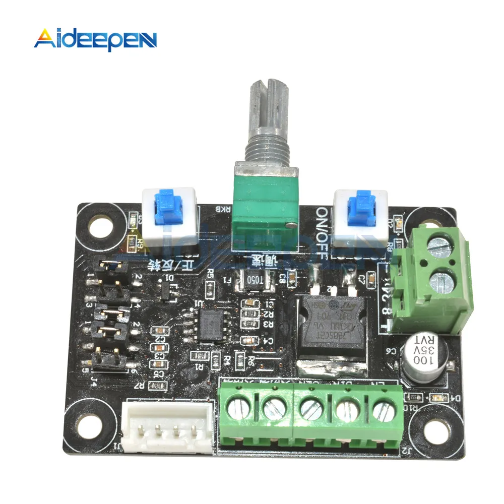 DC 12V 24V шаговый двигатель драйвер привода управления PWM Генератор импульсных сигналов контроль скорости 8-24V Модуль платы DIY