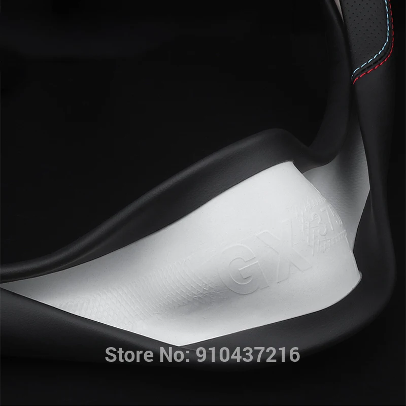 Чехол рулевого колеса автомобиля универсальная черная кожа подходит для Hyundai Sonata