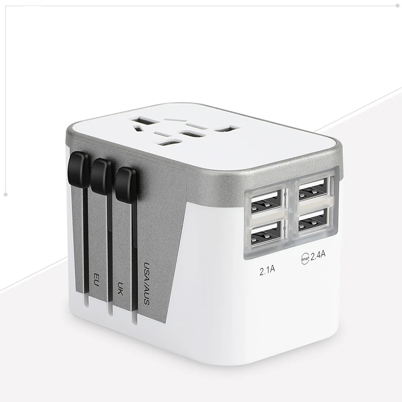 4 usb-порта высокоскоростное зарядное устройство 3 А Универсальный дорожный