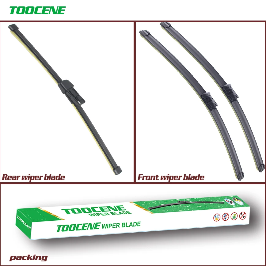 Front And Rear Wiper Blades For VW UP 2011-2015 Auto Windshield Windscreen Car Styling Accessories 24+16+10 | Автомобили и