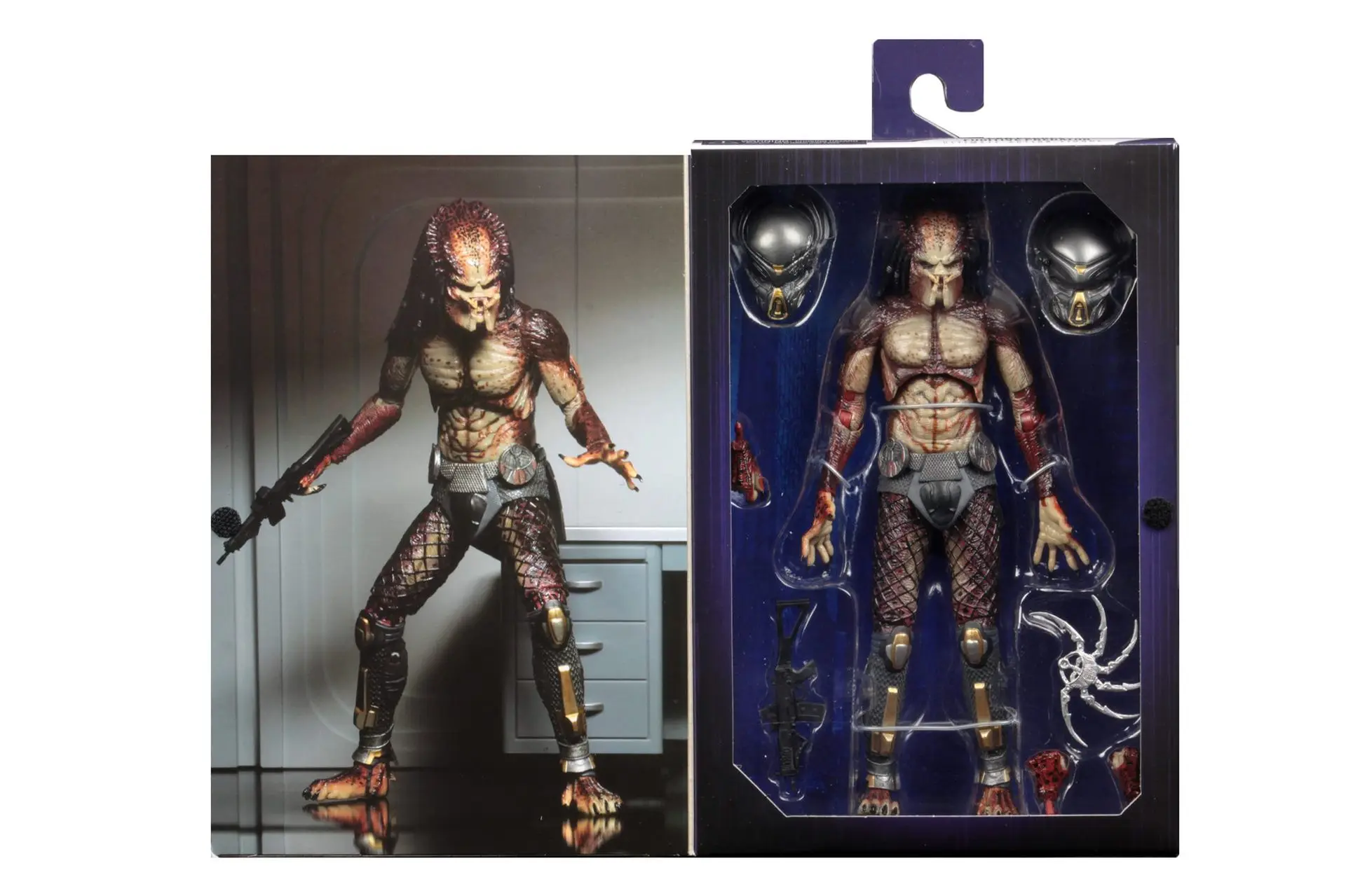 Фильм NECA LAB ESCAPE беглец Хищник с светильник светодиодный маска коллекционные