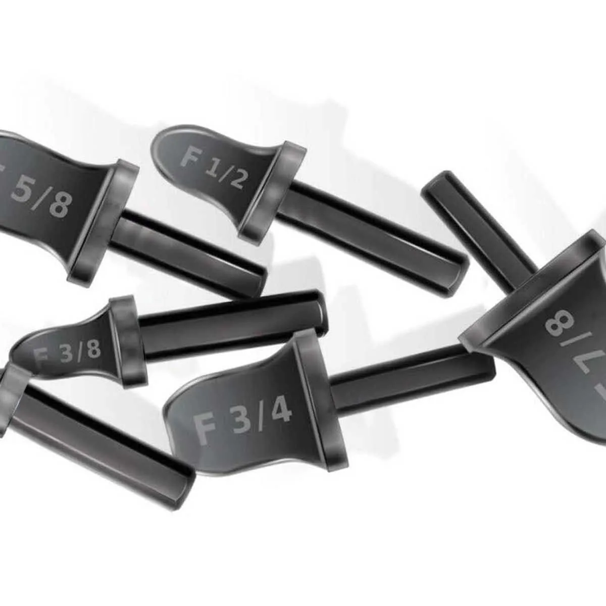 

Screwdriver Drill Bits 6 Pieces drill bit set Electricdrill Tip 1/4 3/8 1/2 5/8 3/4 7/8 bits