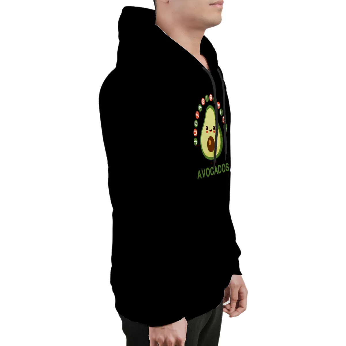 

Men's Hoodie Just A Girl Who Loves Avocados Cute Vegan AvMatching Cute Oversized String Retro sweat homme 36878