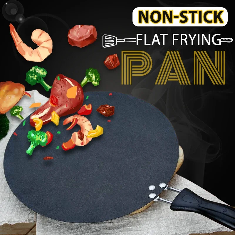 

Frying Pan Durable Non-stick skillet Mini Thick Steak Flat cooking Pan Iron Pancake Egg Fryer Kitchen Cookware cast iron tools
