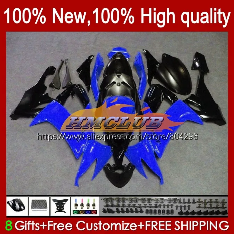 Корпус для KAWASAKI NINJA ZX1000C ZX 10R 1000CC 2008 2009 2010 86No.60 ZX1000 синий черный 10 R ZX10R 08 09