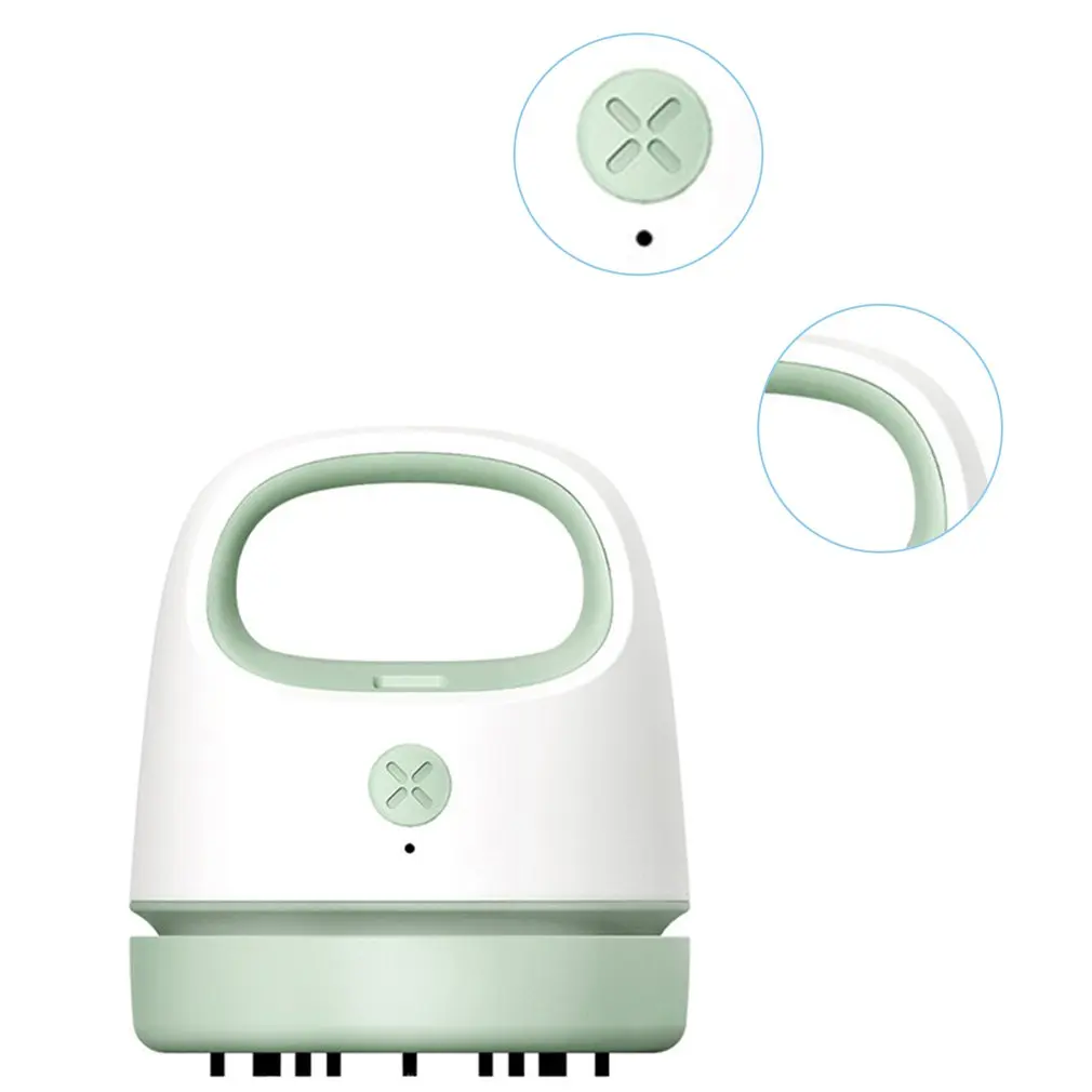 

1pc Desktop Vacuum Cleaner USB Charging Portable Keyboard Cleaning Vacuum Cleaner Office Handheld Wireless Vacuum Cleaner