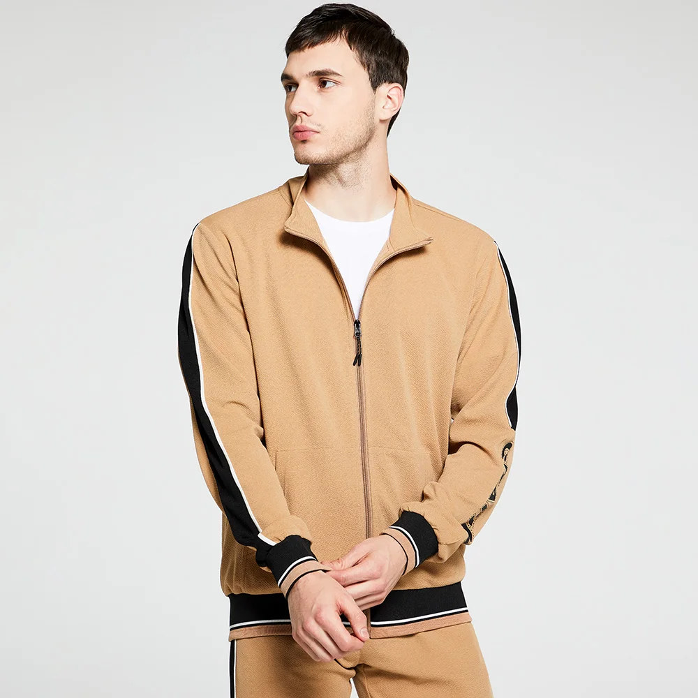 Костюм спортивный мужской из свитшота и брюк на весну/зиму | Мужская одежда