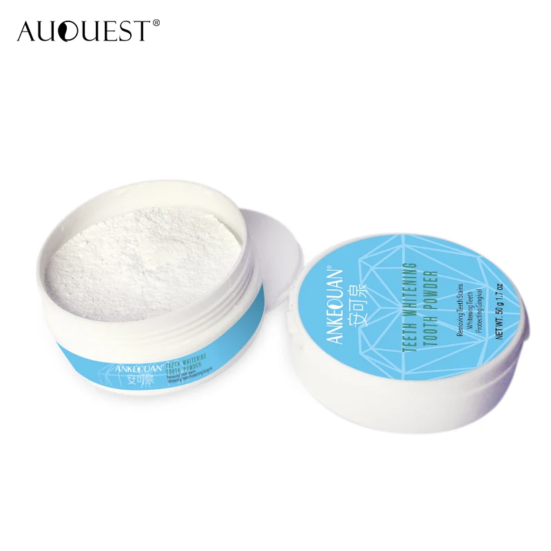 AuQuest чувствительный порошок для отбеливания зубов натуральный мятный
