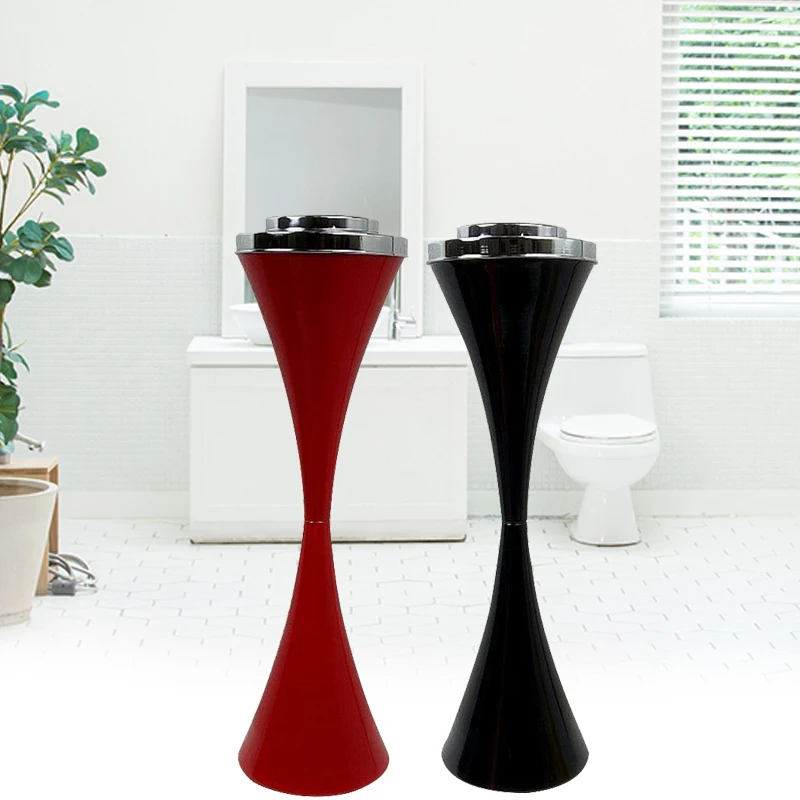

Floor Standing Ash Tray With Lid Stainless Steel Contemporary Creatives Detachable Ashtrays For Home Office WWO66