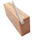 Пять колец диаметр 6 мм винт для ручки ножа заклепки Мозаика булавка для ножей (6 мм x 130 мм) латунь и нержавеющая сталь