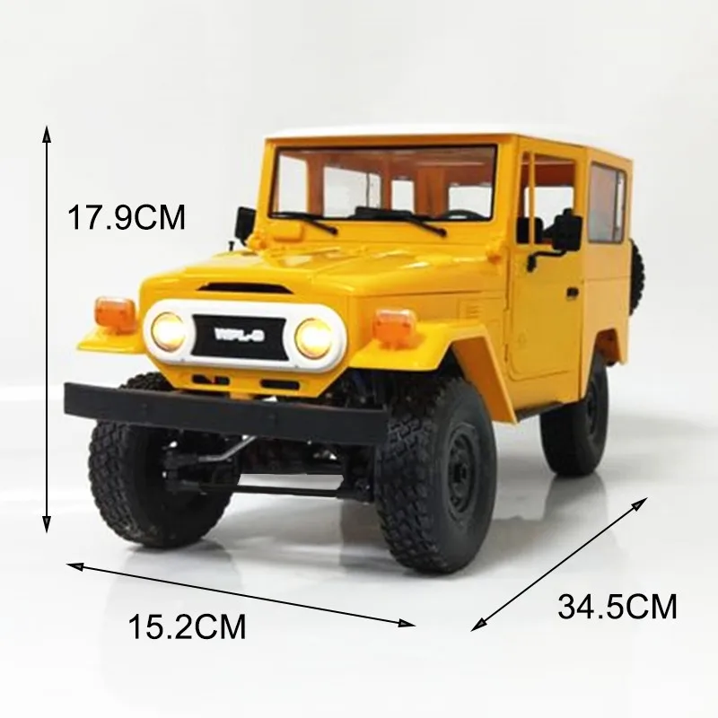 WPL Новый Радиоуправляемый автомобиль 4wd 1:16 C34 внедорожник Набор Металл 2 4G