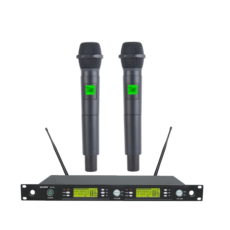 Новый горячий OKMIC OK 4D 2H Профессиональный UHF/PLL истинное разнообразие