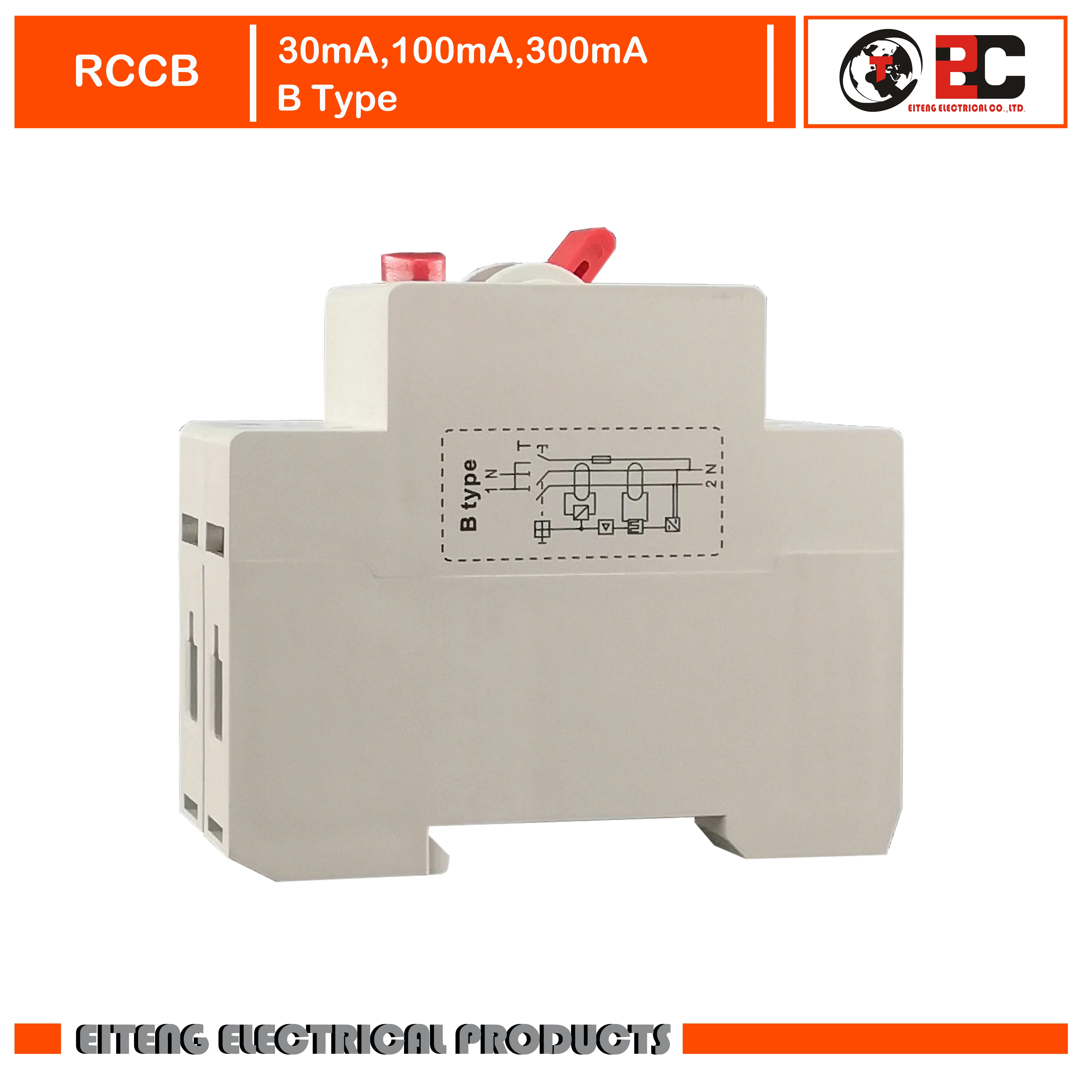 Автоматический выключатель RCCB тип 230/240 В 50 Гц/60 Гц остаточный ток 6A 10A 16A 25A 32A 40A 50A 63A