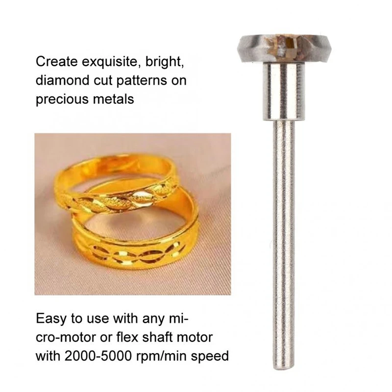 Diamond Tools Flywheel Shank Knife Jewelry Cutting Gold Silver Copper Engraving Making Tool Jewelers-120 Degrees | Инструменты