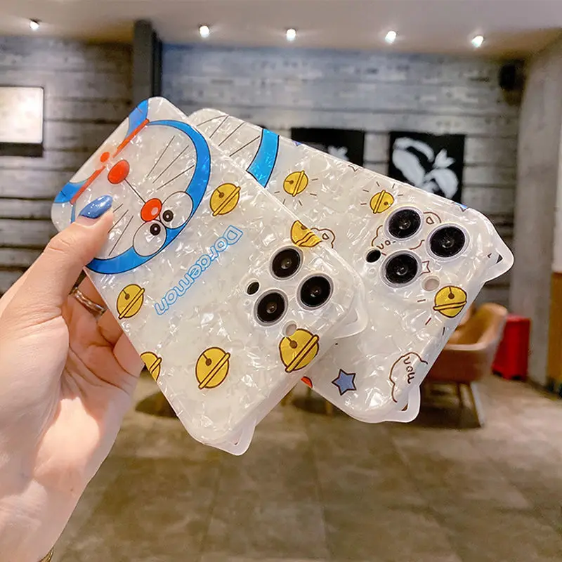 

Doraemon Cartoon Cute Mobile Phone Case Is Suitable for IPhoneX/XR/XS/XSMAX/11/12PRO/12 Mobile Phone Couple Protective Cover