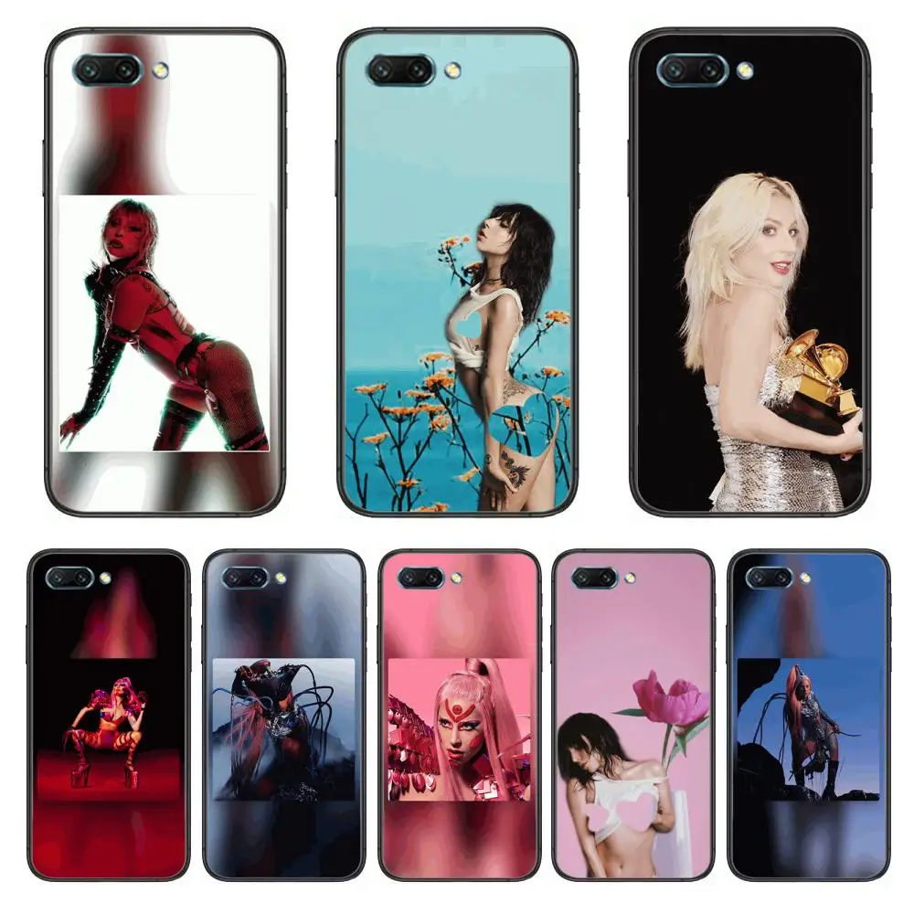 

L-Lady Gaga DIY style clear Phone Case For Huawei Honor 10 9 8 7 N Pro Lite A C RU Black Etui Coque Hoesjes comic fashion
