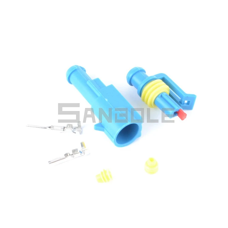 Водонепроницаемый штекер для автомобиля со штекером и гнездом 1P автомобильная