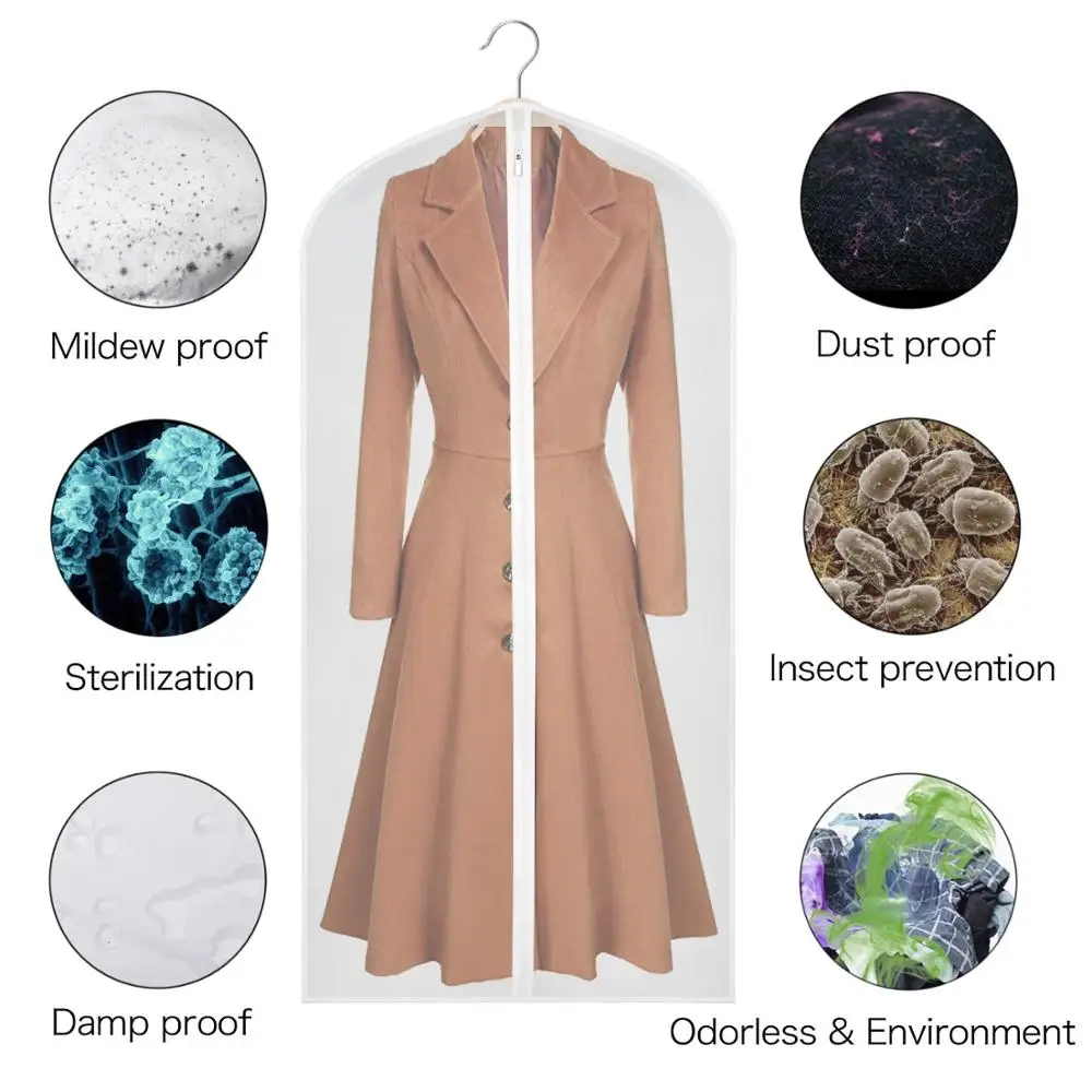 Костюм куртка одежда пылезащитный чехол Органайзер гардеробная сумка