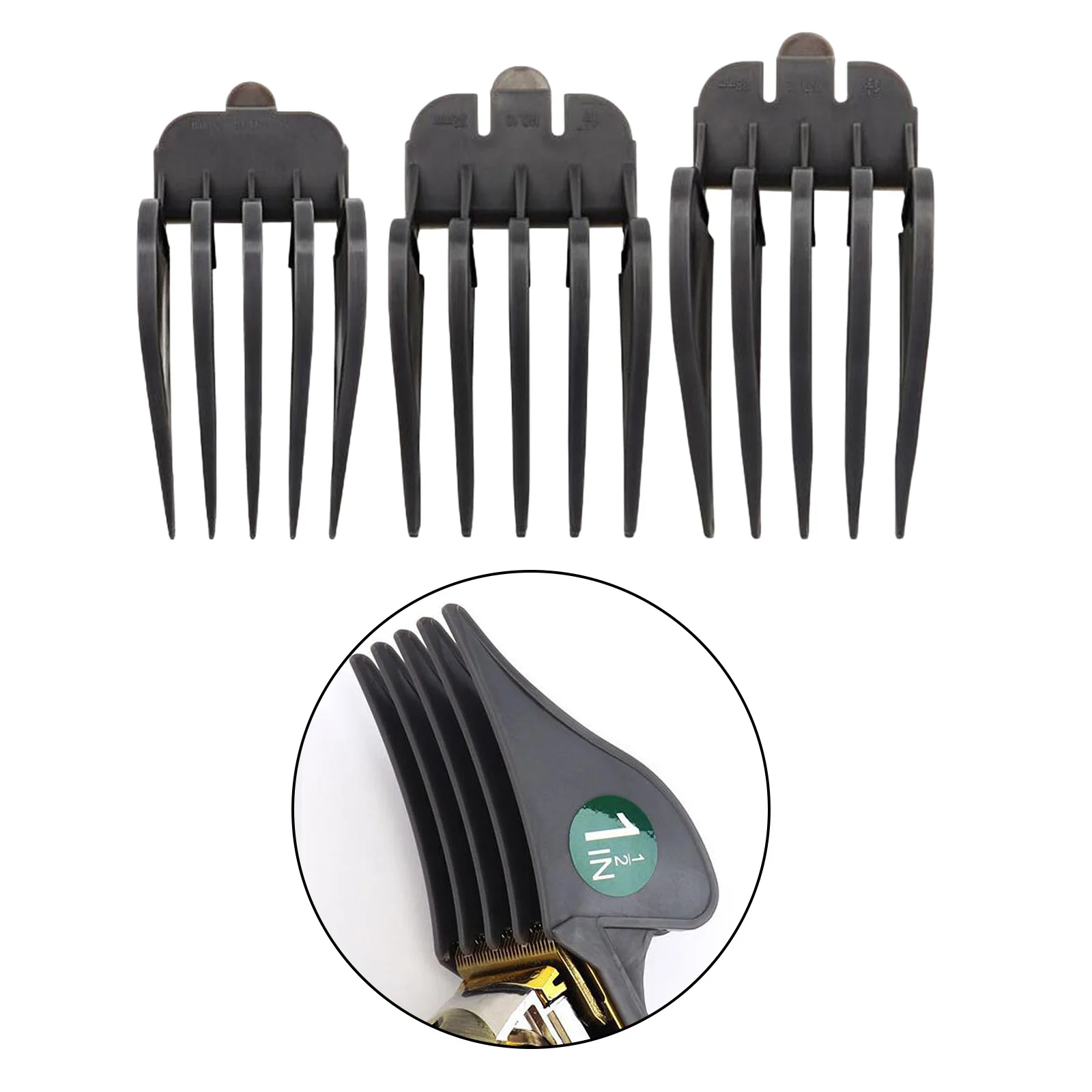 

3pcs Guide Combs 32mm 38mm 51mm Attachment Great for Stylists and Barbers