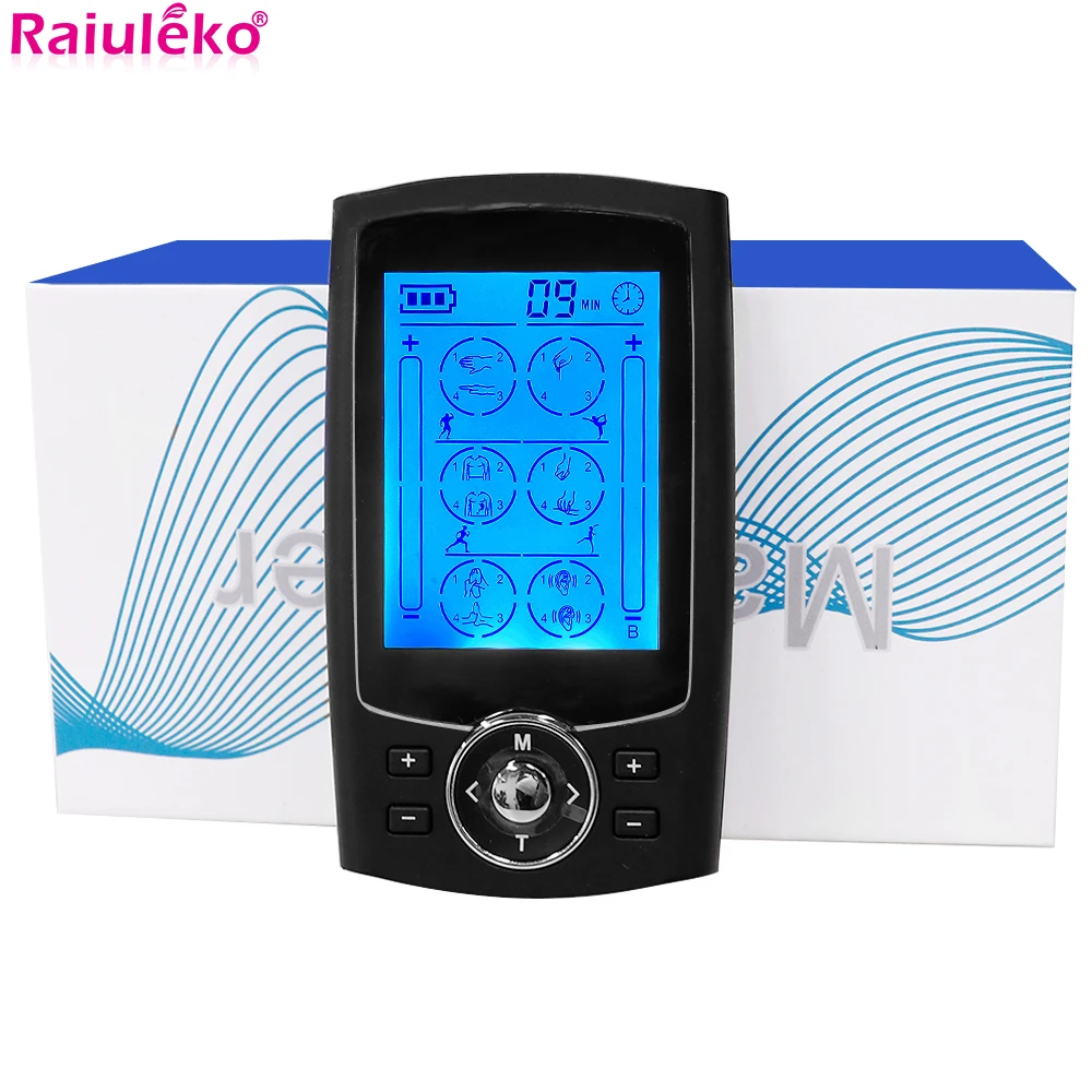 Массаж тела Здоровый Уход EMS Электрический массажер десятки мышечный