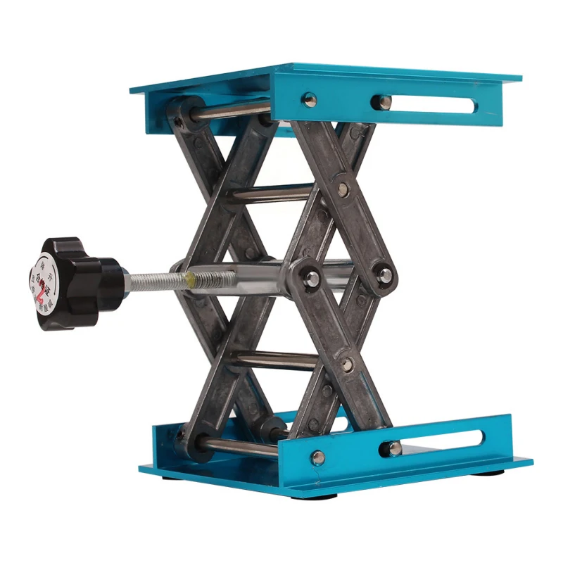 

Laboratory Aluminum Router Lift Table Woodwork Engraving Lab Lifting Stand Rack lift platform Mobile Portable Woodwork Benches