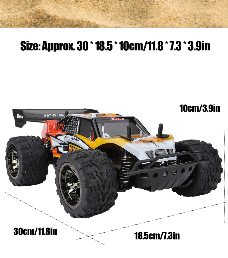 Внедорожник высокая скорость Bigfoot подвижная автомобильная 2,4G беспроводное транспортное средство с дистанционным управлением AB Защита окружающей среды пластиковые Мальчики скоростные игрушки