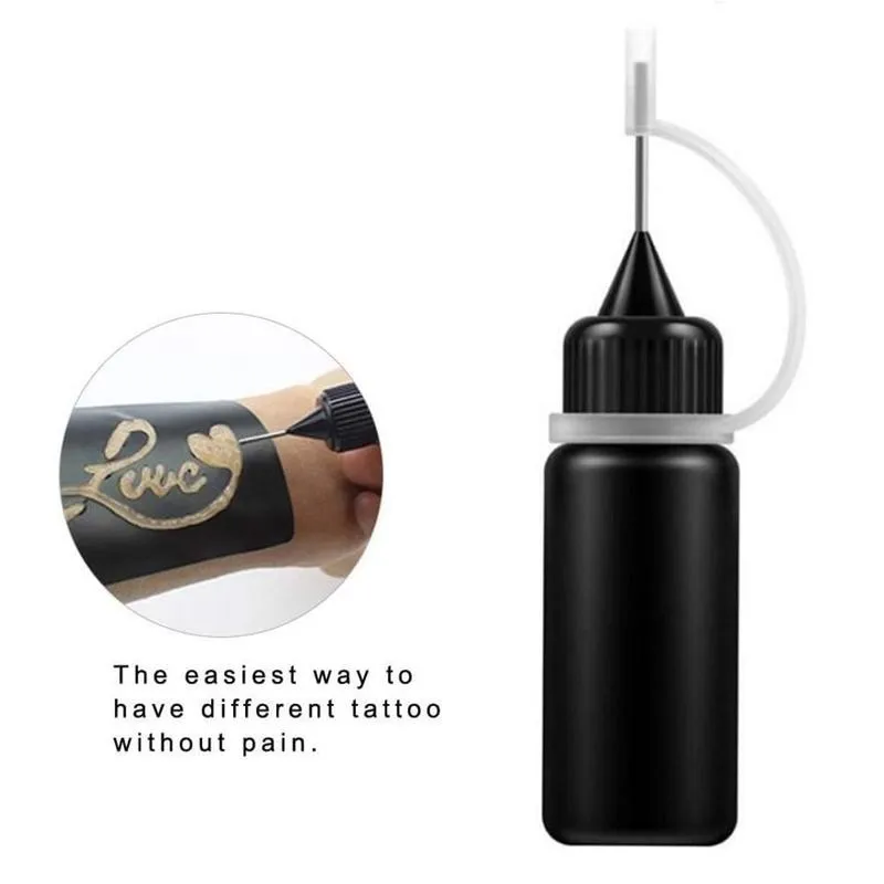 

10ml Tattoo Juice Ink Fruit Long Lasting Waterproof Art Semi Permanent For Body Temporary Color Pigment Paint Inks Tattoo A7A6