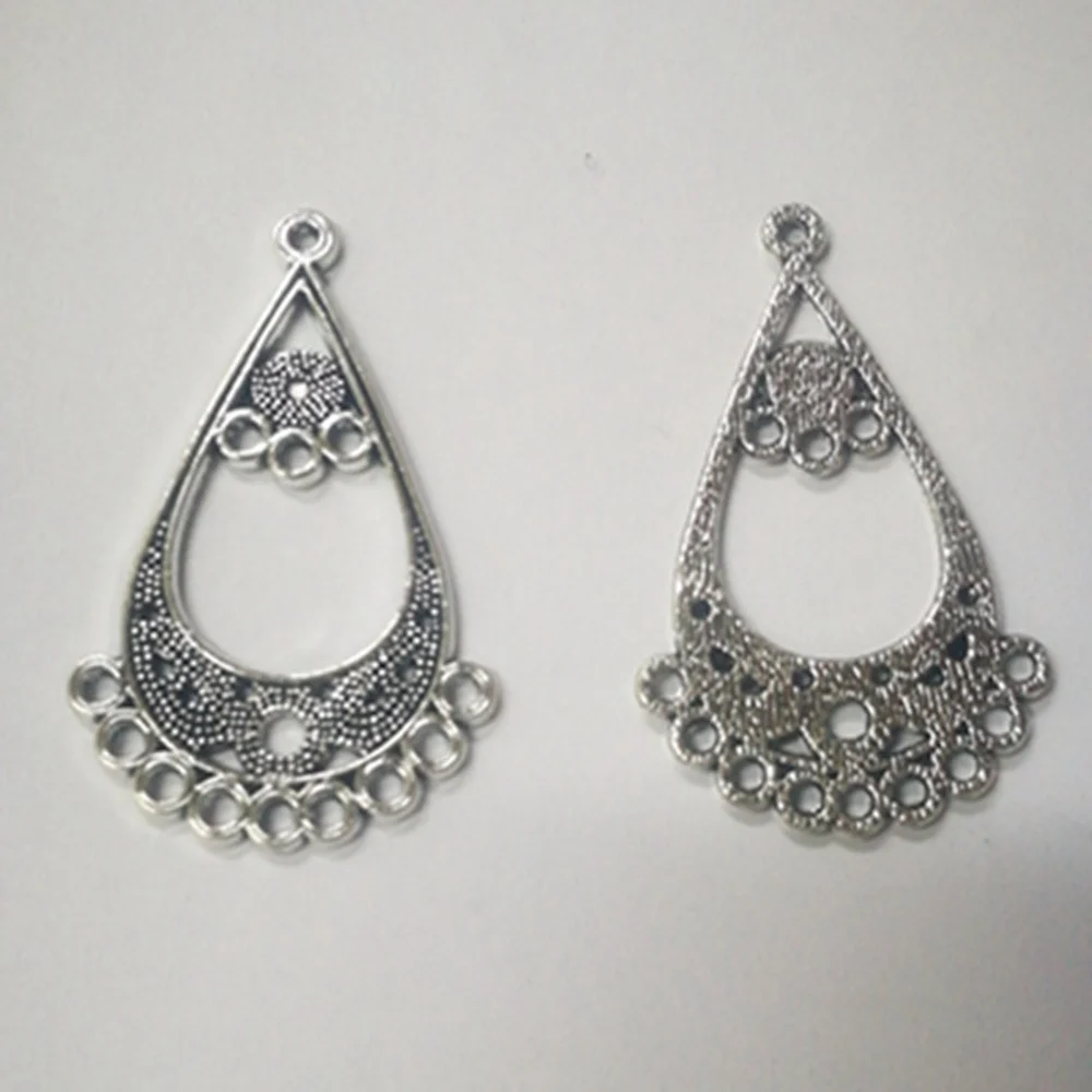 

Jewelry Findings Components Water Drop Earring Connector 26x43mm 5pcs