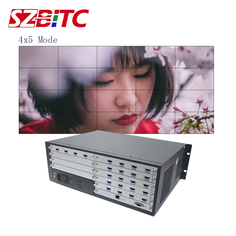 SZBITC Video Wall Controller 4x12 4x16 4x20 HDMI Matrix 4...
