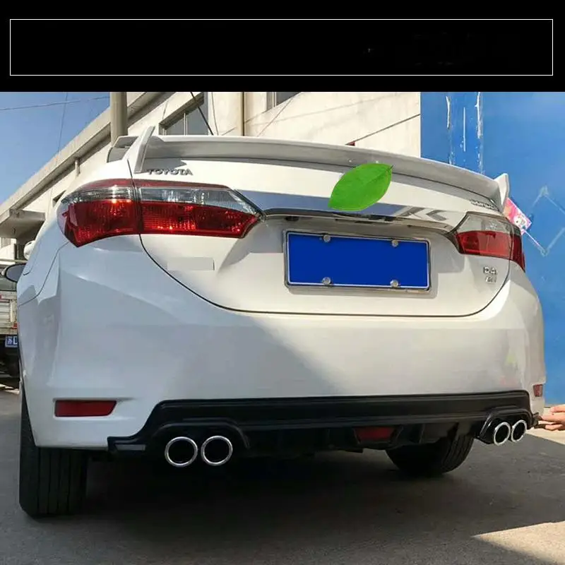 

Decoration Part Accessories Car Coche Protector Lip Spoiler Auto Bumper 2014 2015 2016 2017 2018 2019 FOR Toyota Corolla Levin