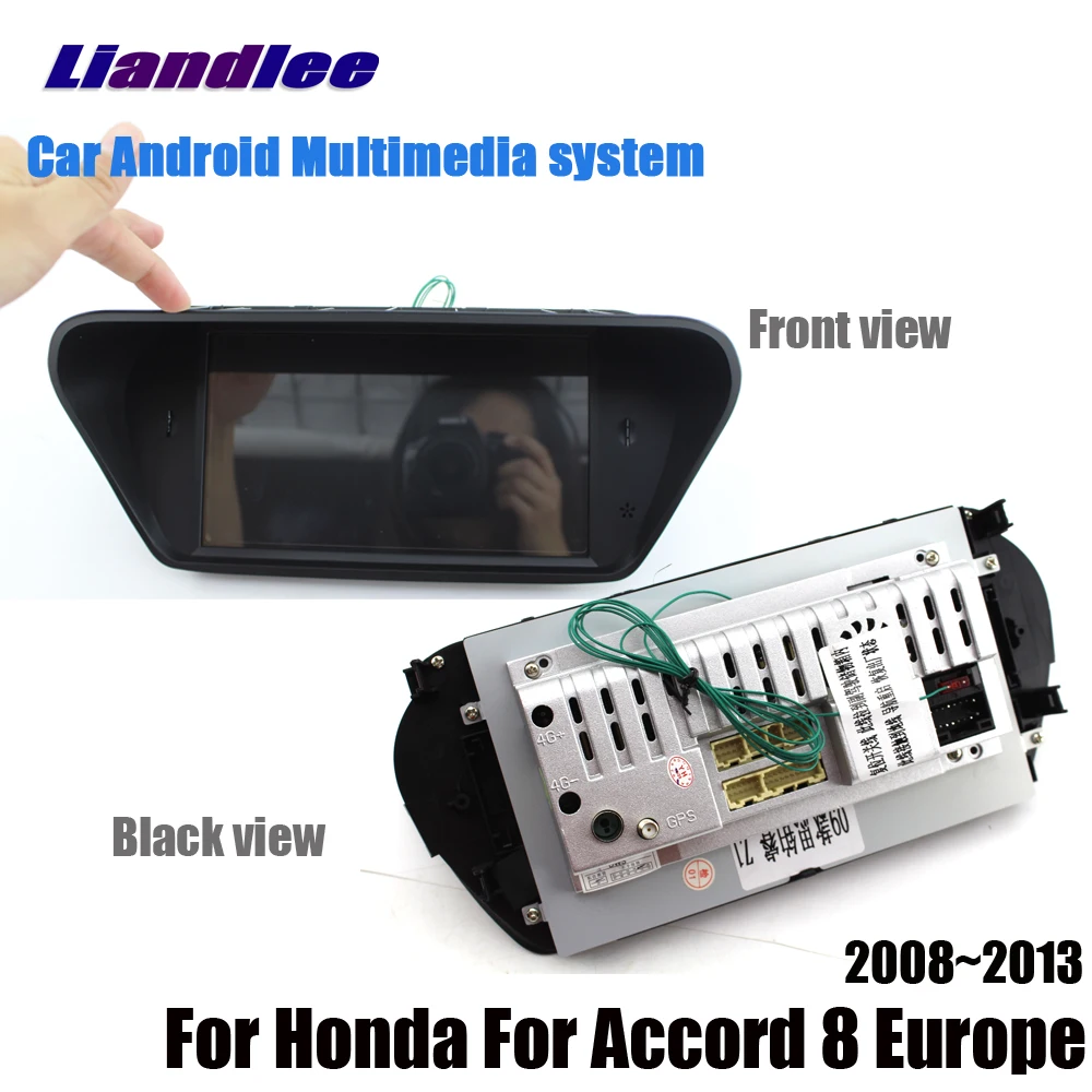 Liandlee для Honda для Accord 8 Европа 2008~ 2013 Android 2+ 32G HD Автомобильный экран радио gps Navi навигационные карты камера OBD