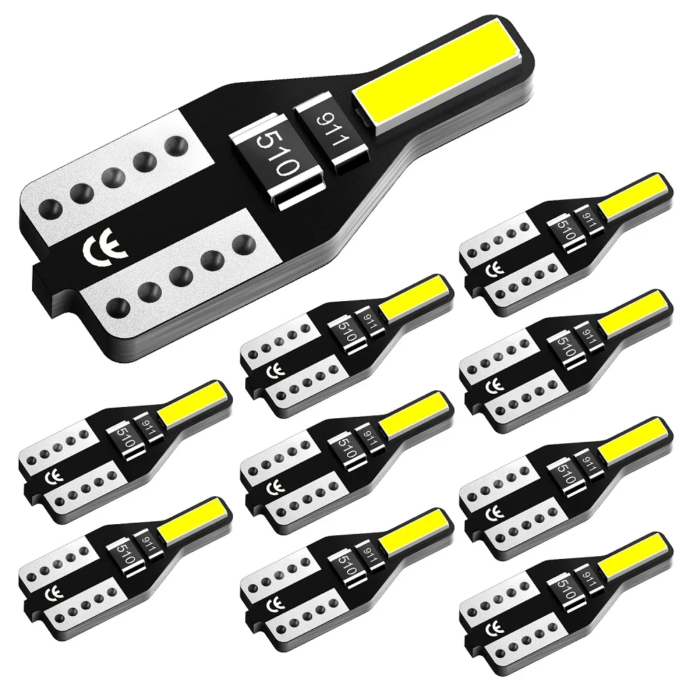 

OXILAM 10 шт. T10 W5W 501 Led Автоматическая внутренняя светодиодная подсветка светильник для Suzuki SX4 SWIFT Alto Liane Grand Vitara Jimny S Крест всплеск Kizashi