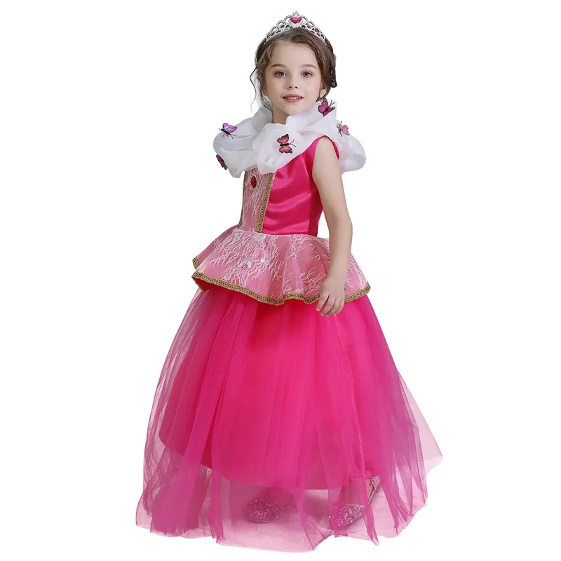 Платье принцессы для девочек комплект косплея на Хэллоуин детский наряд дня
