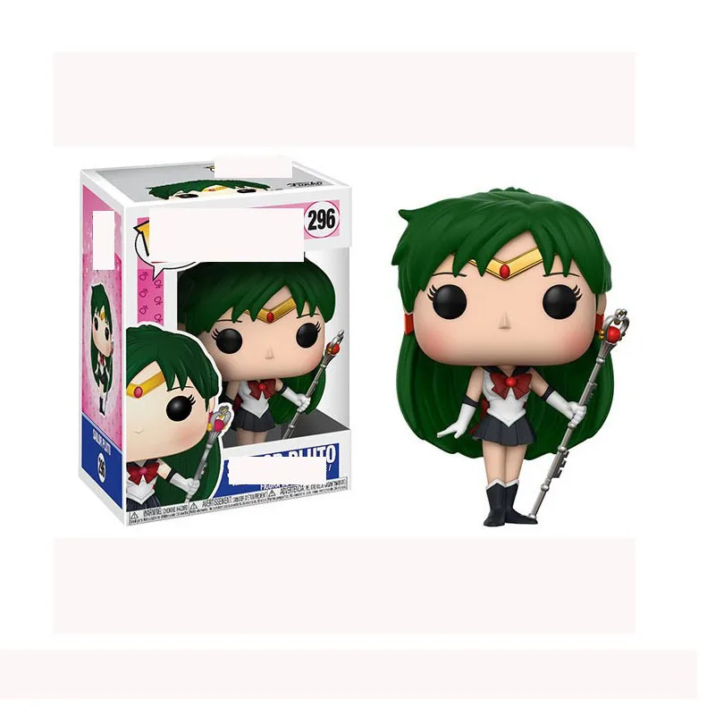 

2021 Anime Action Figure Spotify Premium Sailor Moon Figurine Kaiou Michiru Meiou Setsuna Pvc Model Boy Girl Toys Doll Ornaments
