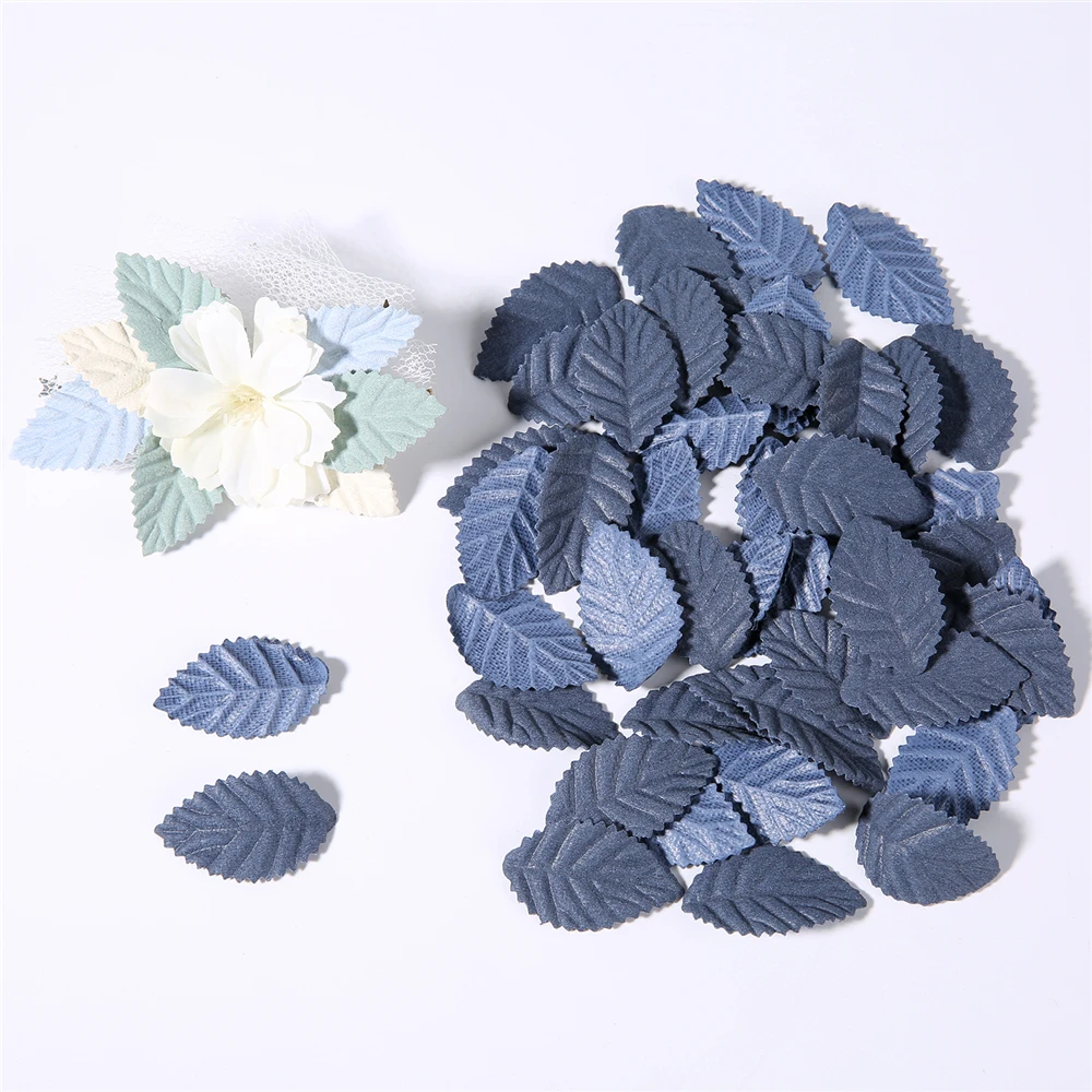 50/100Pcs Gefälschte Baum Blatt Mini Künstliche Blätter Für Hochzeit Hause Dekorationen DIY Handgemachte Kranz Scrapbooking Handwerk Zubehör – Detail 12