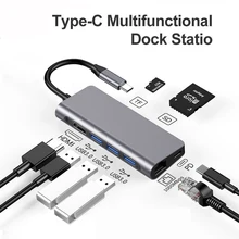 Docking Station for Macbook Pro/2018 Macbook Air/Huawei Matebook HP Dell xps Latitude Acer ASUS Lenovo Thinkpad Yoga USB C Dock