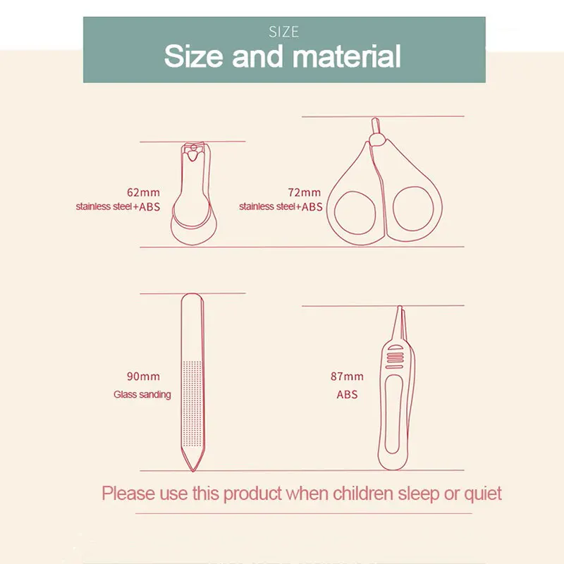 Набор инструментов для ухода за ногтями 6 шт.|Уход ногтями| |