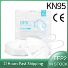 Маски ffp2 с фильтрацией для лица, 5 слоев, KN95, 24 часа в сутки, пылезащитные