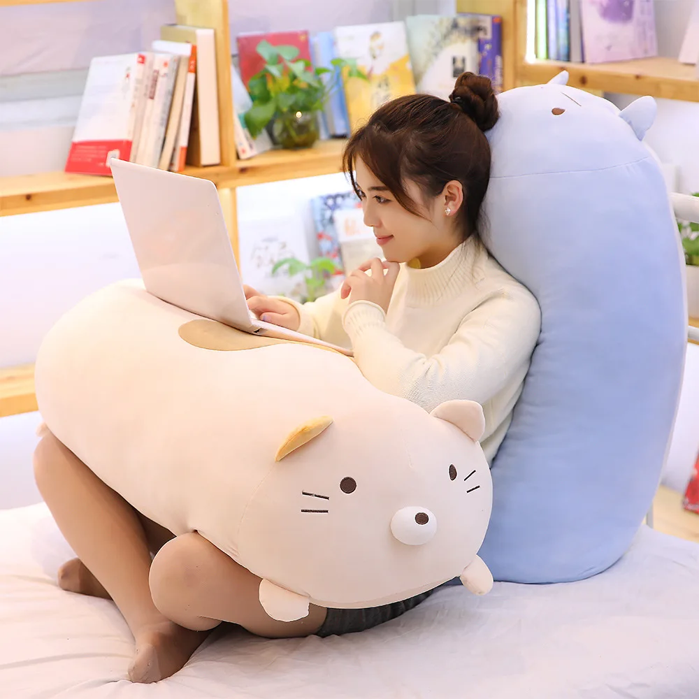 60/90 см гигантская угловая био Подушка японская анимация Sumikko Gurashi плюшевая