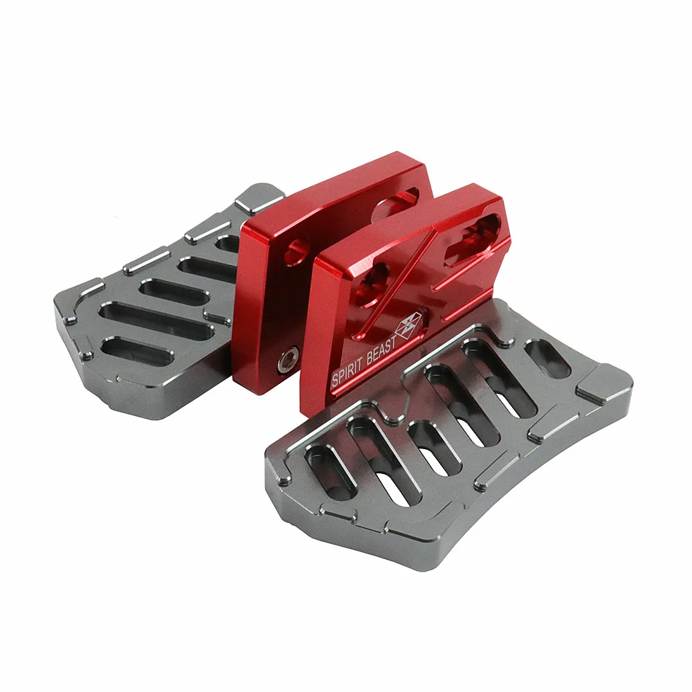 Одна пара ажурная Нескользящая педаль для подножки мотоцикла или